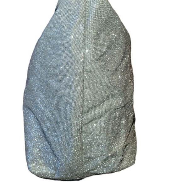 Victoria’s Secret PINK Weekender silver glitter Duffle Bag - Picture 9 of 12